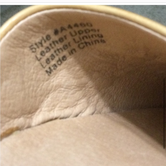 MADEWELL Leather Flats Shoes Camel Pointy Toe Size 11 - Picture 3 of 6